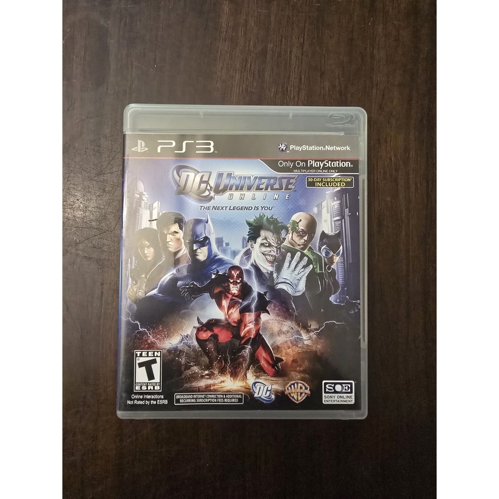 PS3 DC Universe Online Video Game The Next Legend is You Multiplayer Online 720p